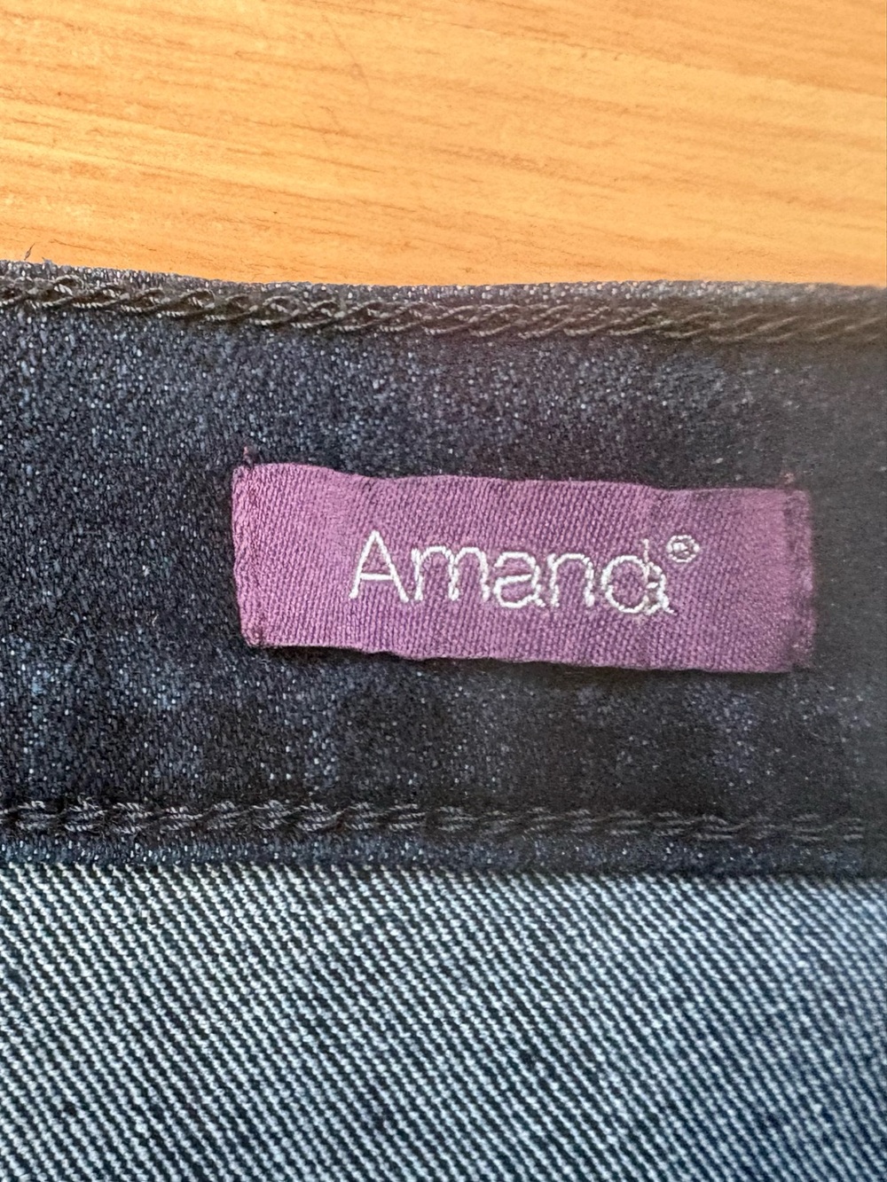 Gloria Vanderbilt Amanda Straight Leg Dark Blue Jeans Sz 16 - Picture 4 of 8